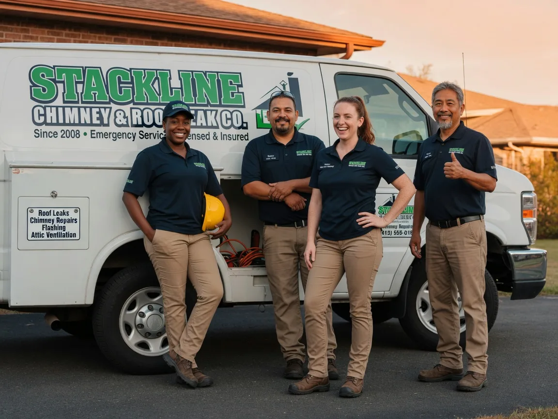 Chimney flashing repair company in North Miami, OK